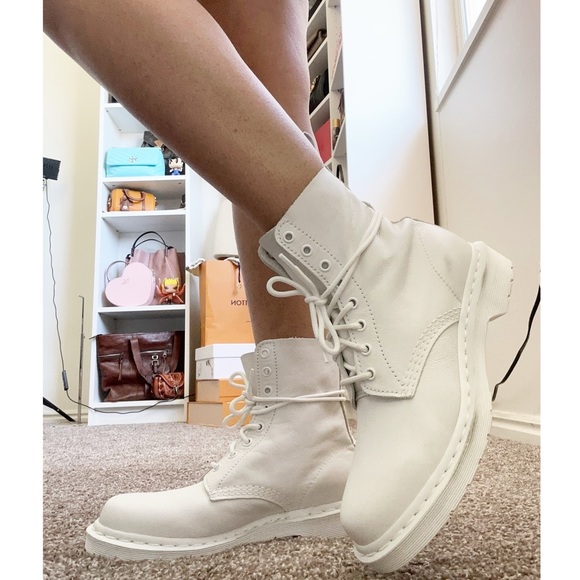 Pascal Mono White Doc Martens Pascal Martens White 1460 Pascal